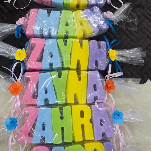 Personalized Alphabet Names Soaps